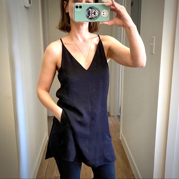 THEORY SILK TUNIC TANK - Picture 2 of 3